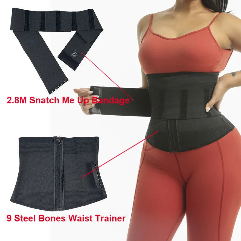 9 Steel Bones Waist Trainer