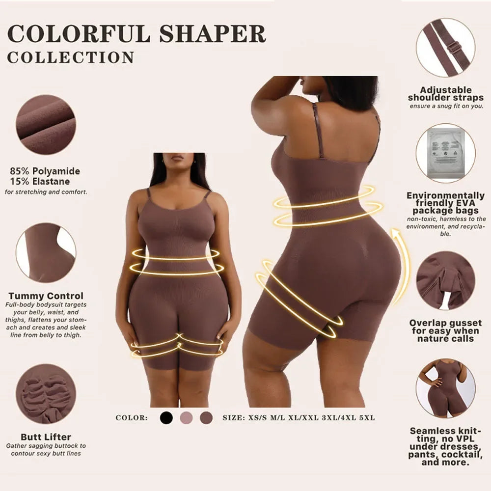 Bodysuit for Belly Control Seamless