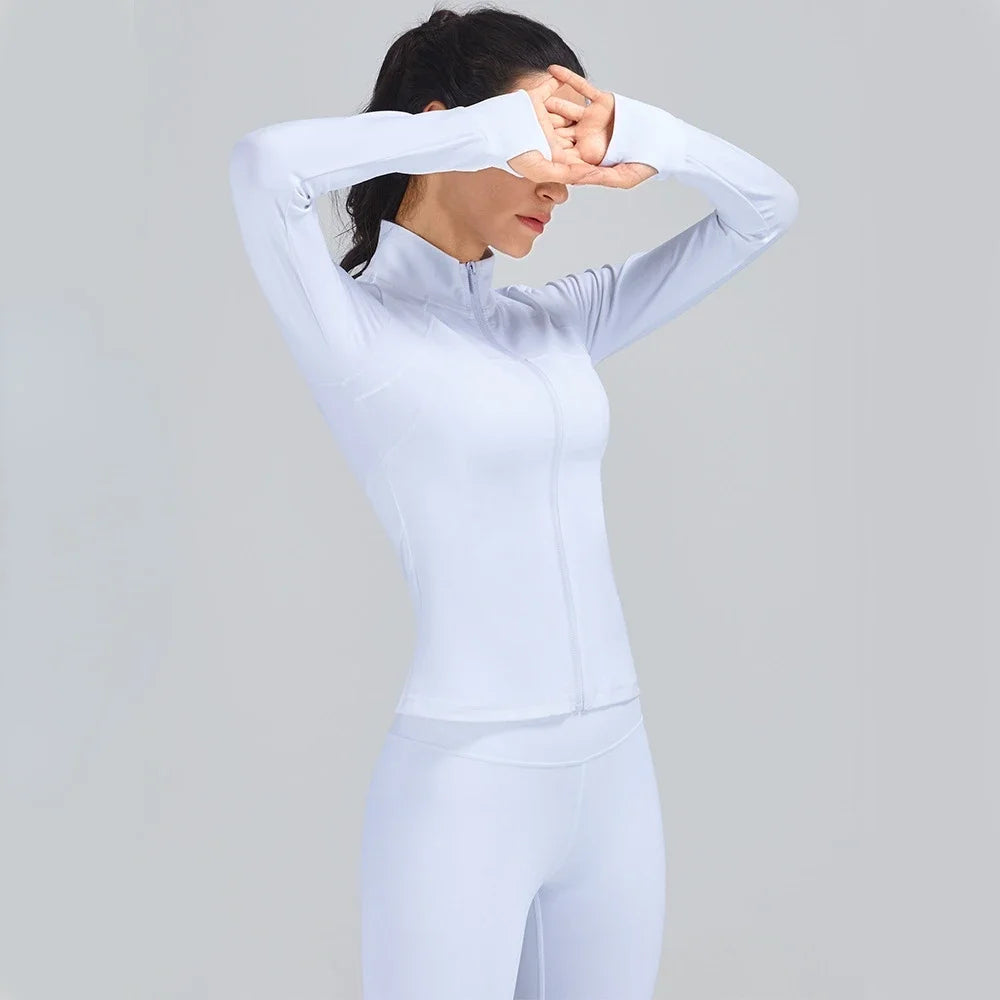 Full Zip Long Sleeve Sports Sweatshirt