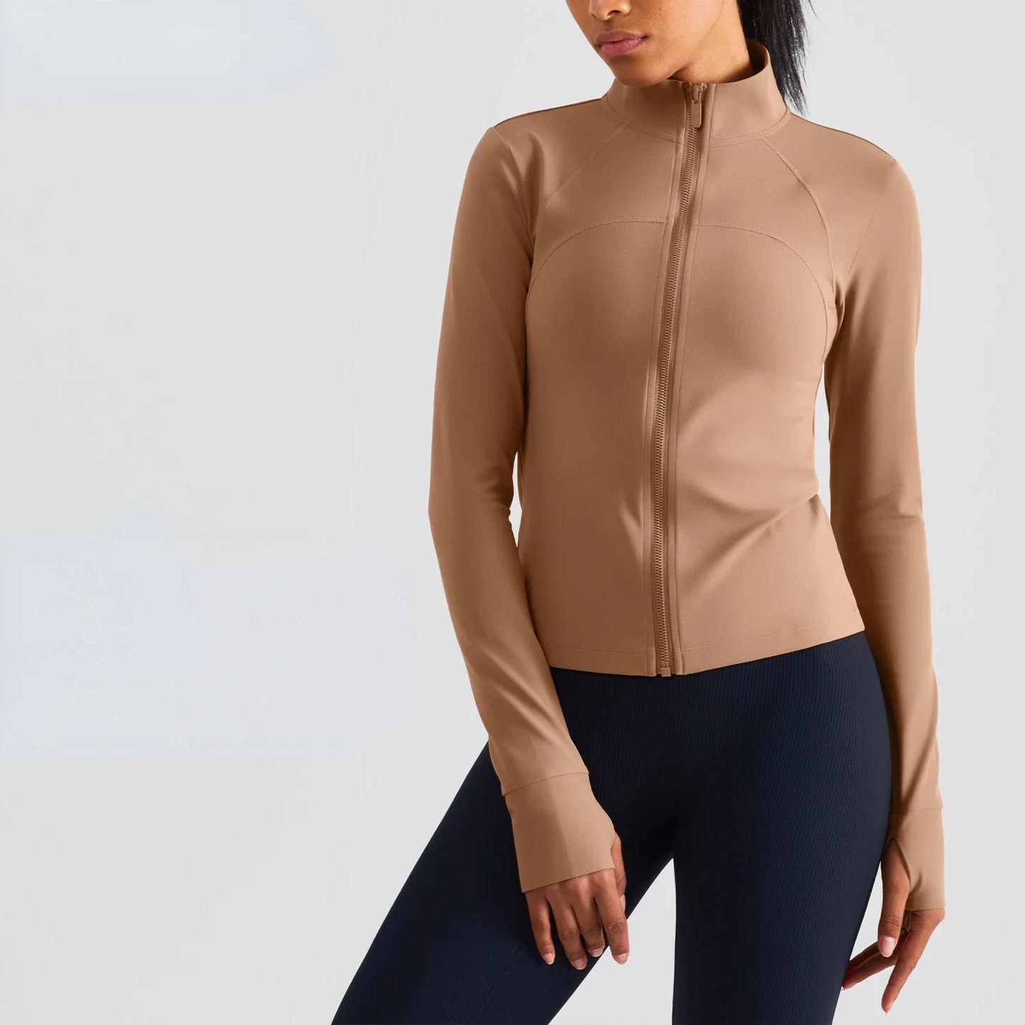 Full Zip Long Sleeve Sports Sweatshirt